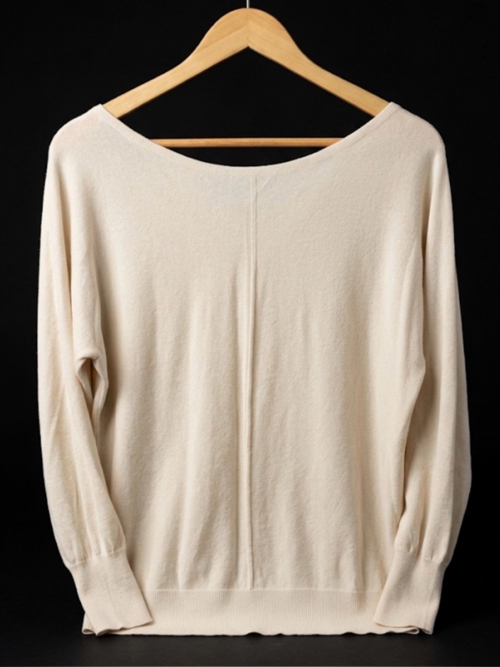 Elodie Off-the-Shoulder Cream Sweater